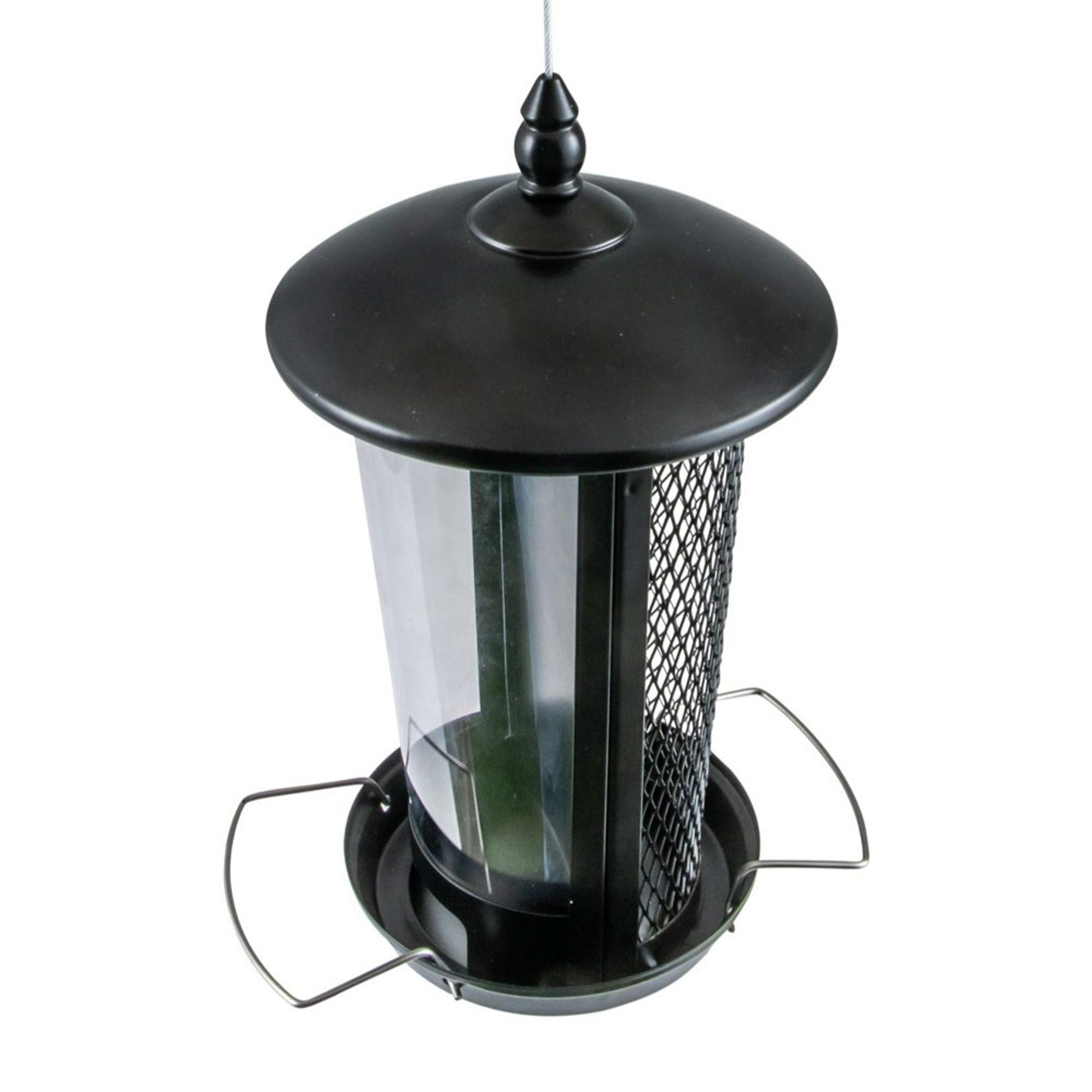 2-in-1 Futtersäule Evia - schwarz | CJ Wildlife